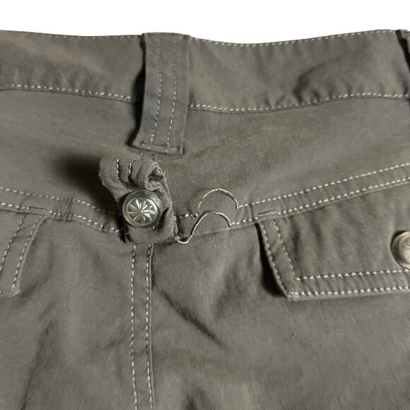 Athleta Dipper Women’s Brown Bermuda Hiking Casual Shorts Size 6 - Picture 5 of 9